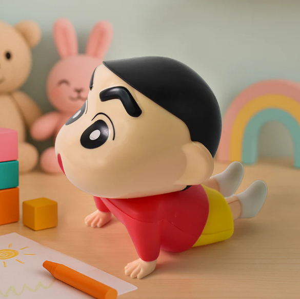 Shinchan Sitting Figurine Toy – Cute Cartoon Collectible (1 Pc / Random Mix Design)